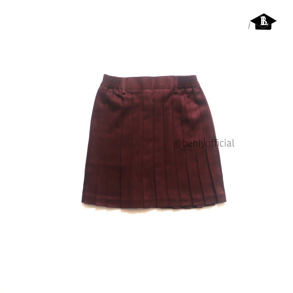 BENLY Rok Pramuka SD Pendek / Seragam Pramuka / Rok Pramuka