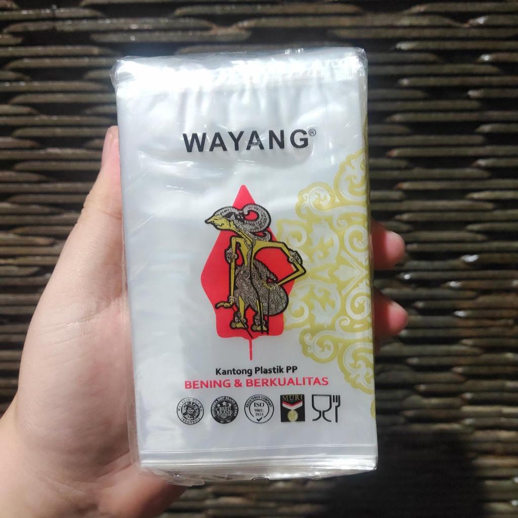 Plastik PP bening Wayang uk 7x12 cm kantong kemasan Snack Plastik PP Bening Plastik PP Tebal 03 Uk 7