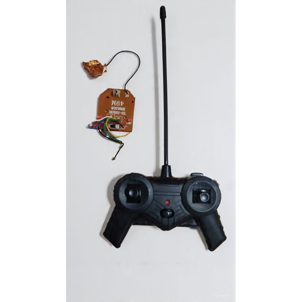 Sparepart Remote + PCB RC 49MHz 2CH Lengkap Antena