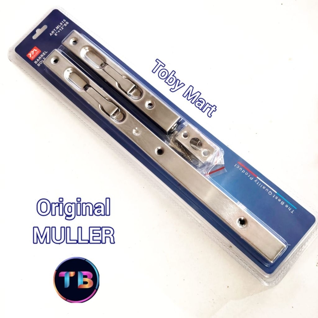 Original Muller Grendel Tanam- Grendel Pintu Rumah Kunci Rumah