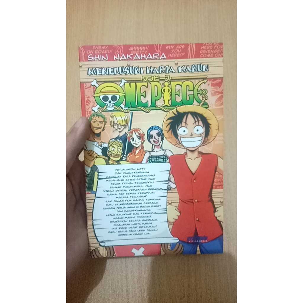 Buku Menelusuri Harta Karun One Piece - Bukan Manga Komik by Shin Nakahara