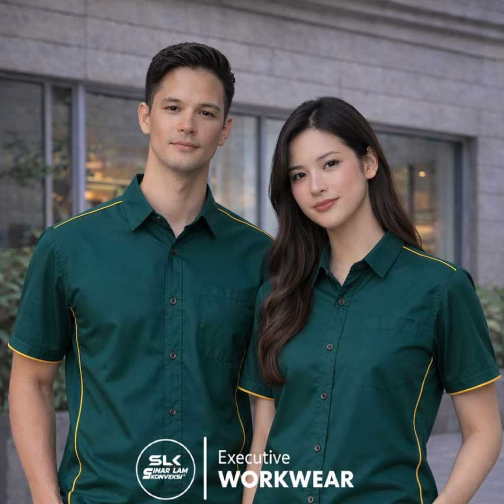 Kemeja Couple Kantor Premium | Baju Kerja Pria Wanita | Casual Formal