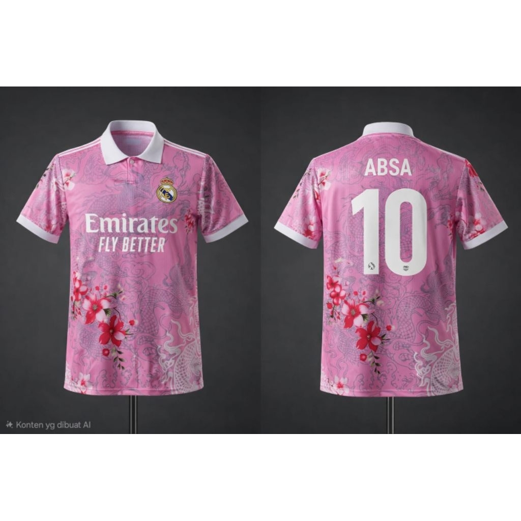 JERSEY DRAGON CHERRY BLOSOM REAL MADRID