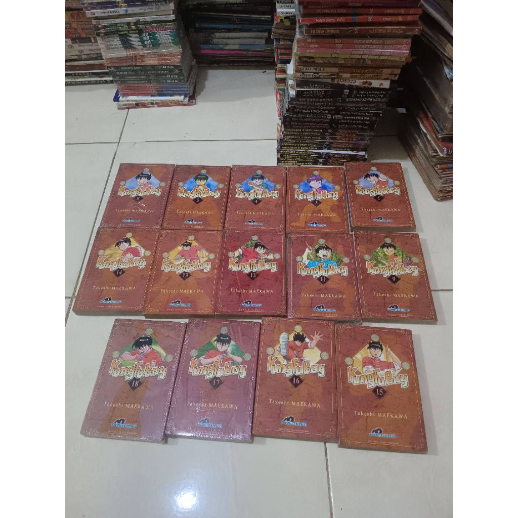 Komik Takeshi Maekawa - Komik Premium : Kungfu Boy 1-18 (End) - 14 Komik : Minus No. 2 6 7 10