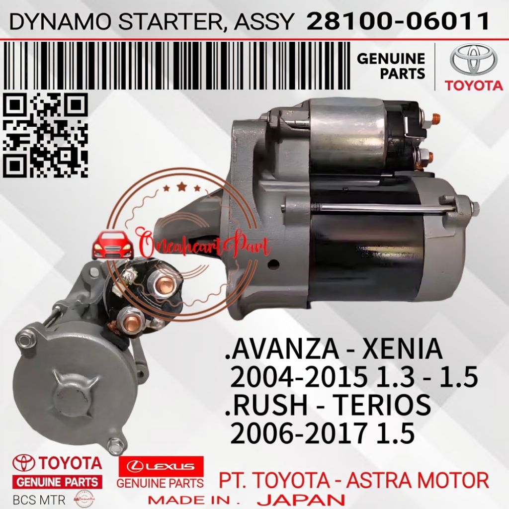 DINAMU DINAMO STATER SETATER STARTER AVANZA XENIA TERIOS RUSH AGYA AYLA SIRION 28100-06011