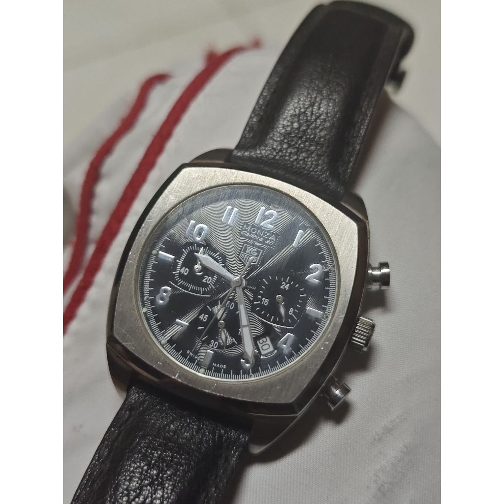 Jam Tangan Tag Heuer Monza Calibre 36 Chronograph CR5110 CR 5110 Miyota Movement 0S20 Swiss Analog A