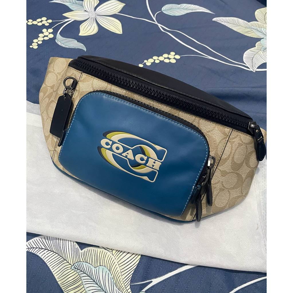 coach track belt waist bag