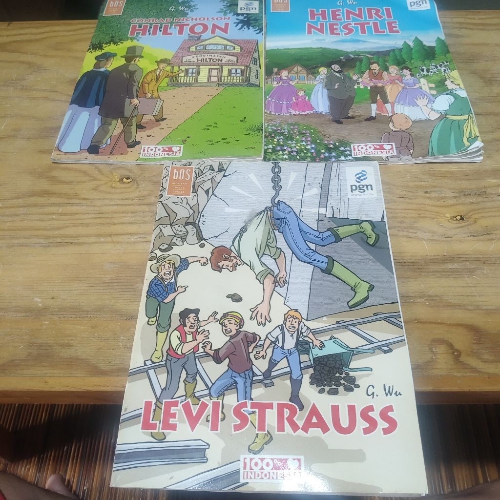 Komik Biografi Orang Sukses Varian
