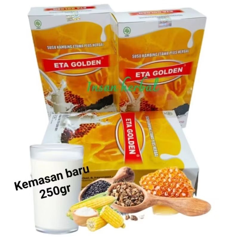 susu kambing etawa plus herbal 250 gr ETA GOLDEN