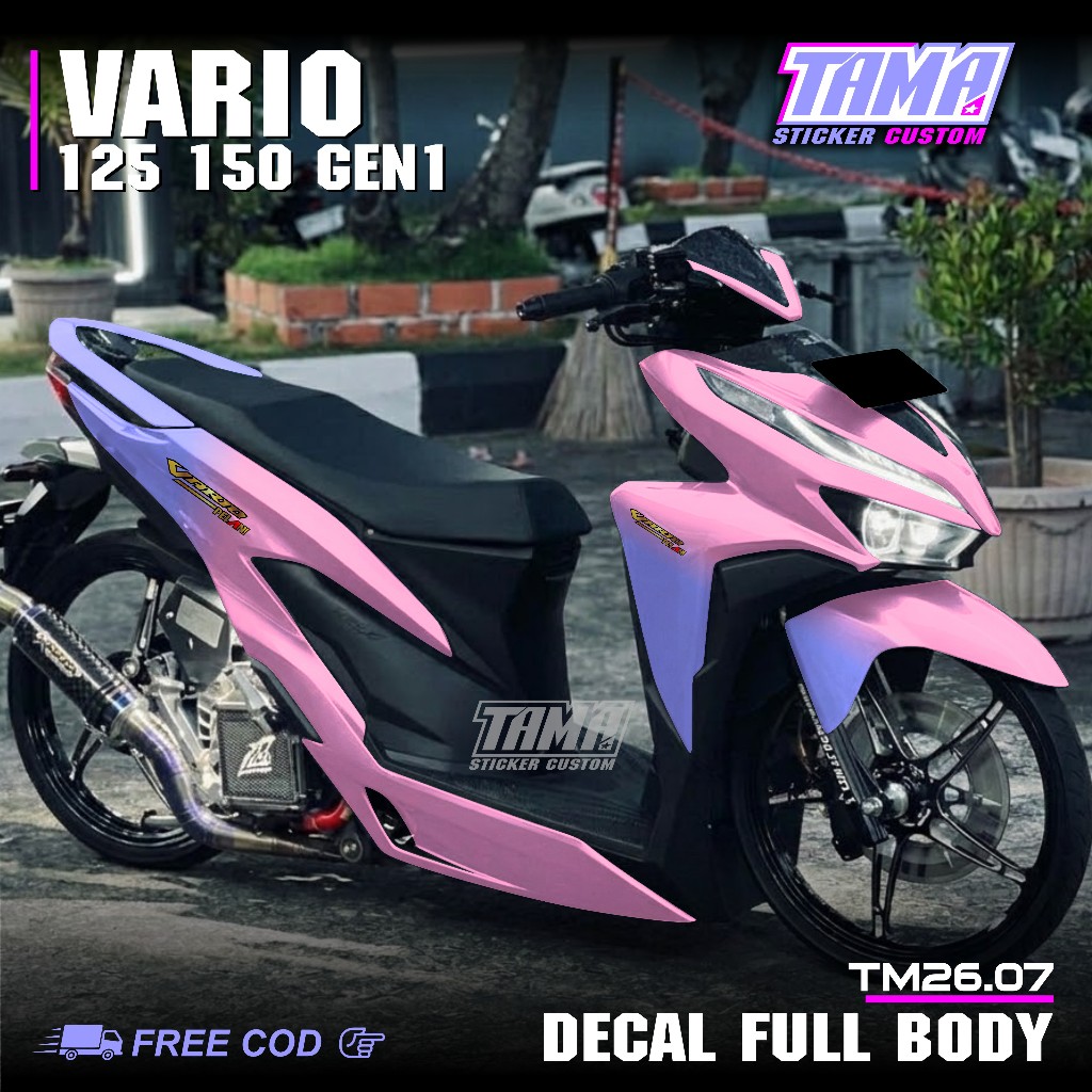 Terbaru COD Sticker Full Body Motor Honda Vario 125 150 Gen 1 Tahun 2018 2019 2020 2021 2022 Sticker