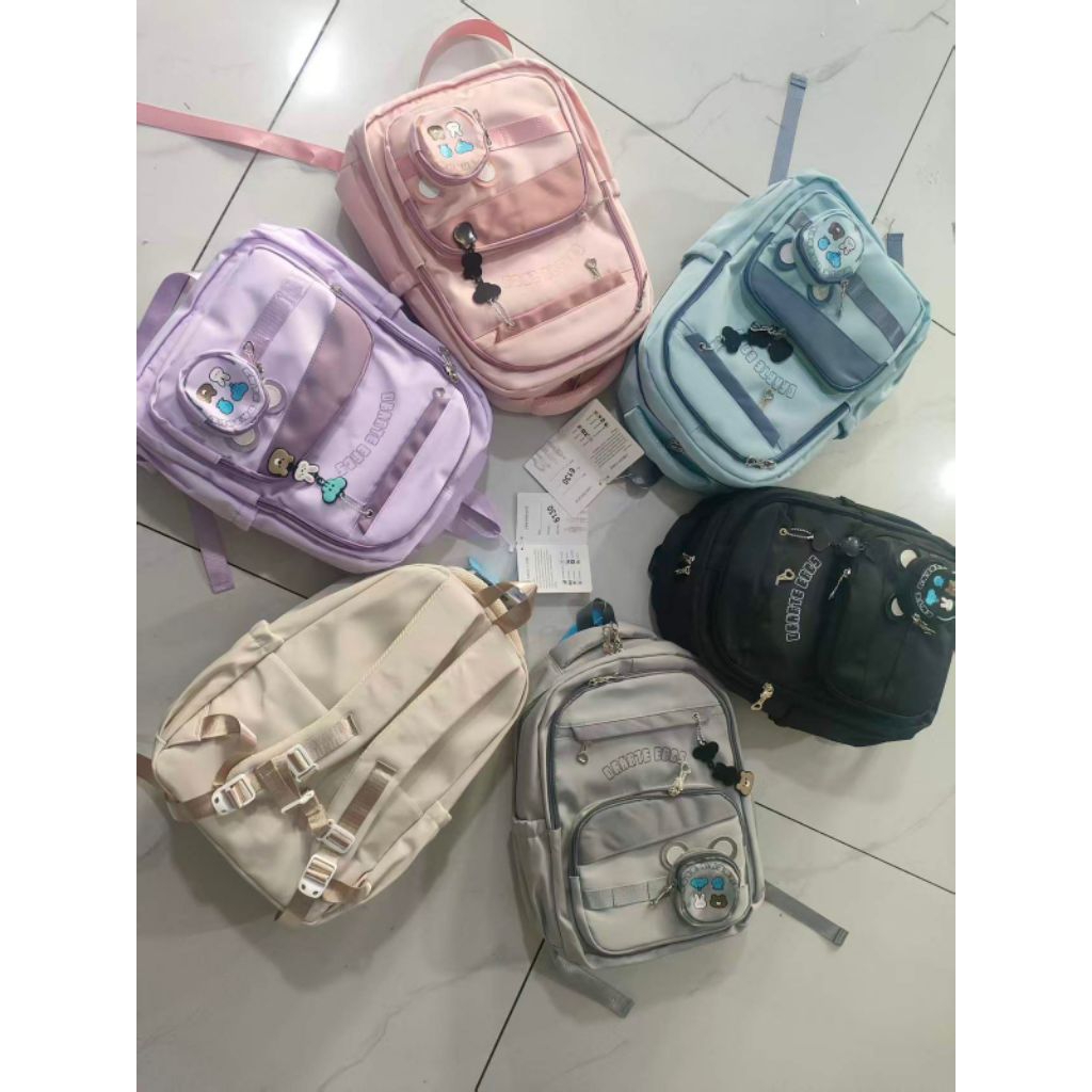 Tas ransel terbaru Ornate tas sekolah anak perempuan impor