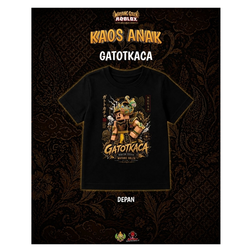 KAOS ANAK WAYANG ROBLOX | WAYANG GOLEK ROBLOX - CEPOT NGAOS