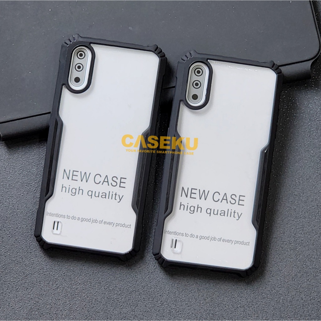Samsung A01 Samsung  M01 Samsung A01 Core Samsung A03 Core Case Fusion shockproof Transparan Casing 