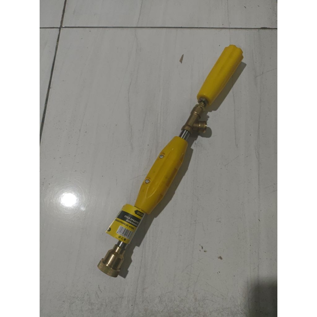 JASON Stik LURUS Gun Cucian Steam 35cm Motor Mobil Model Sancin KUNINGAN STAINLES STEEL