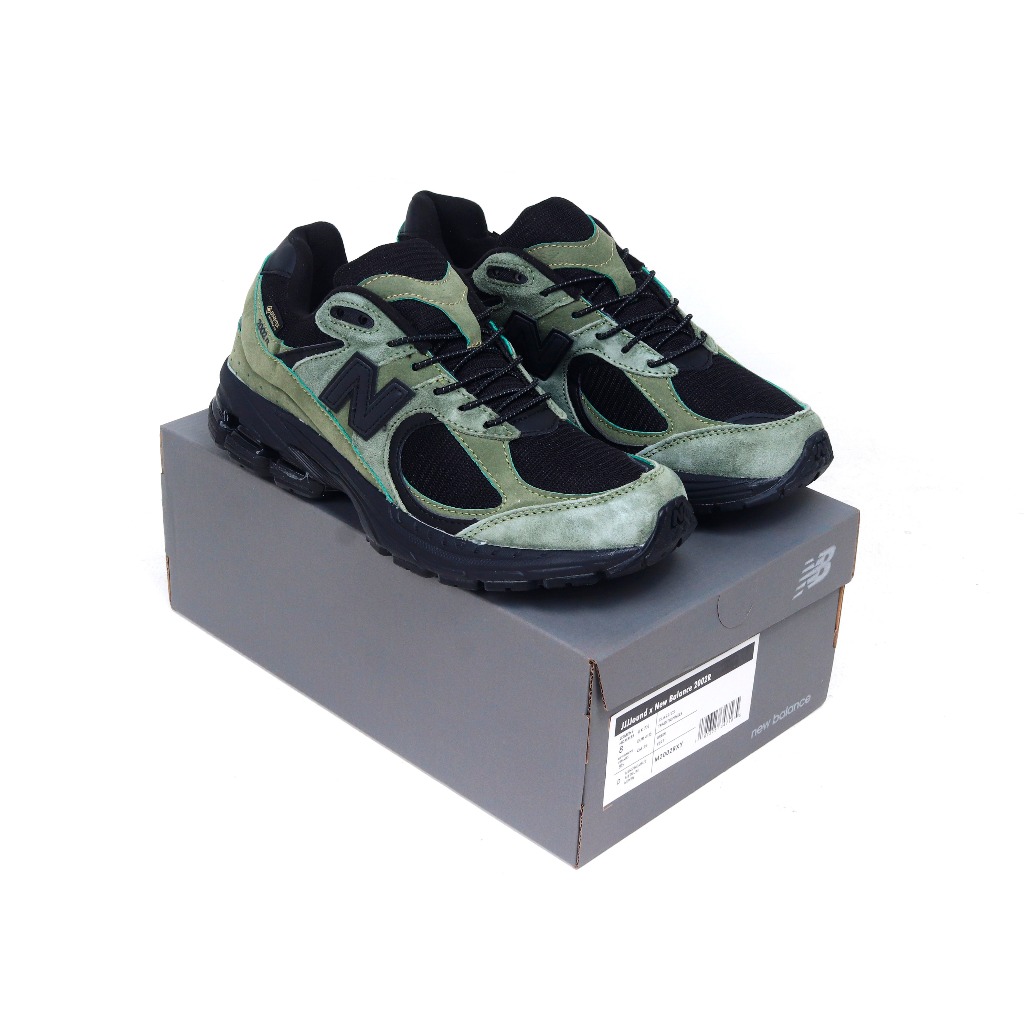(SZBD) Sepatu Sneakers JJJJound X New Balance 2002R Gore-Tex Pine Green - NB 2002