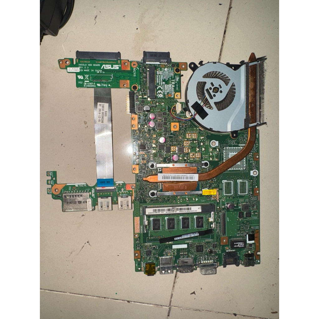 mainbord Asus A455L core i3 gen5 mainbord normal garansi layar pin 30