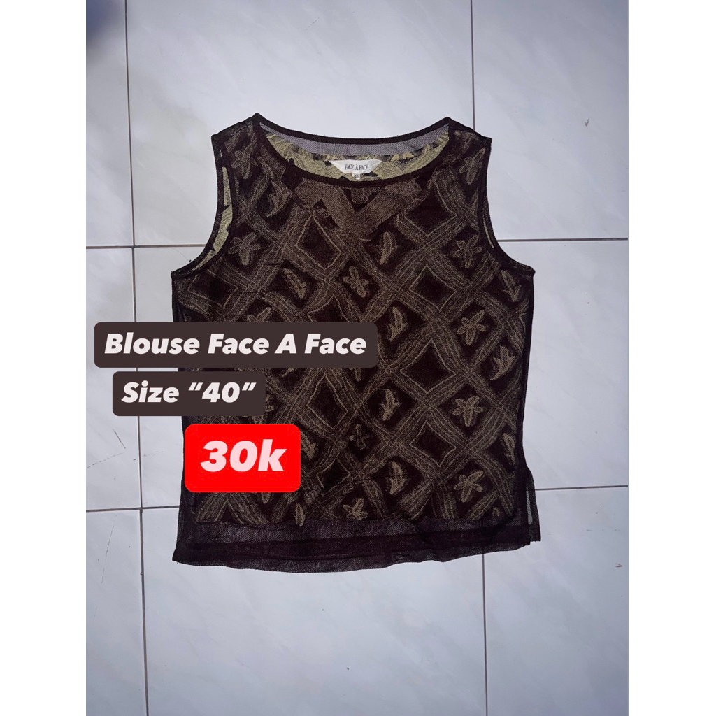 Blouse face a face Preloved
