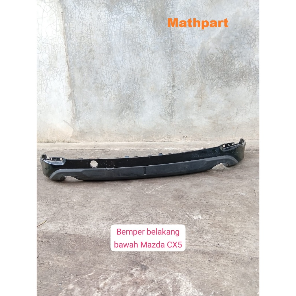 Spoiler Garnish Bemper Bumper Belakang Bawah Mazda CX-5 CX5 CX 5 Copotan Original Garansi