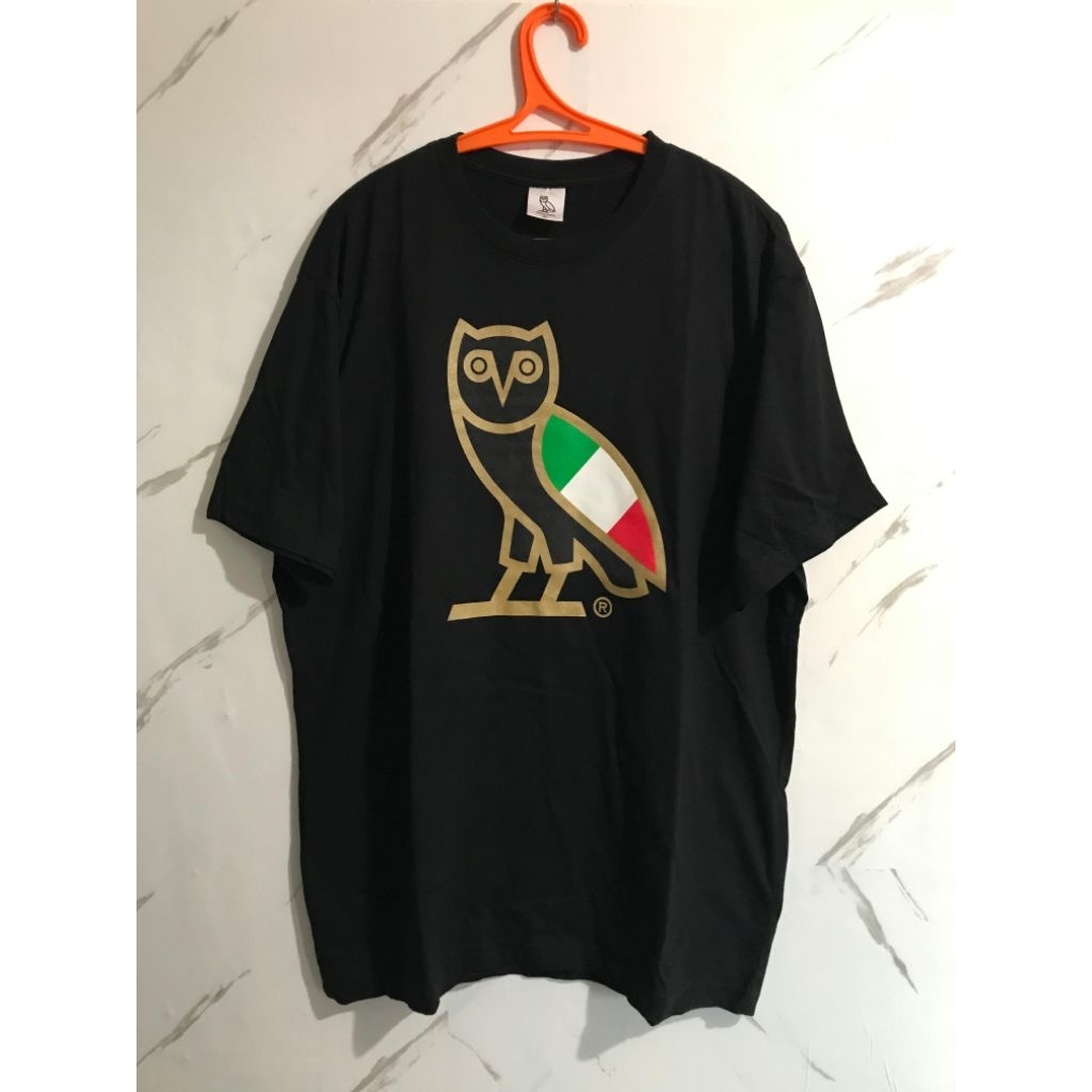 SALE October's Very Own OVO Italy Mini OG Owl T-Shirt Black Original 100% Asli Authentic Murah