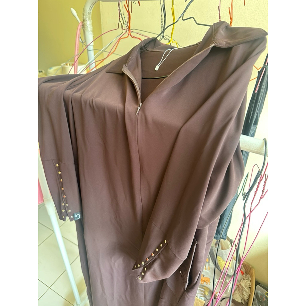 preloved | bonavista set (shima abaya malika khiban)