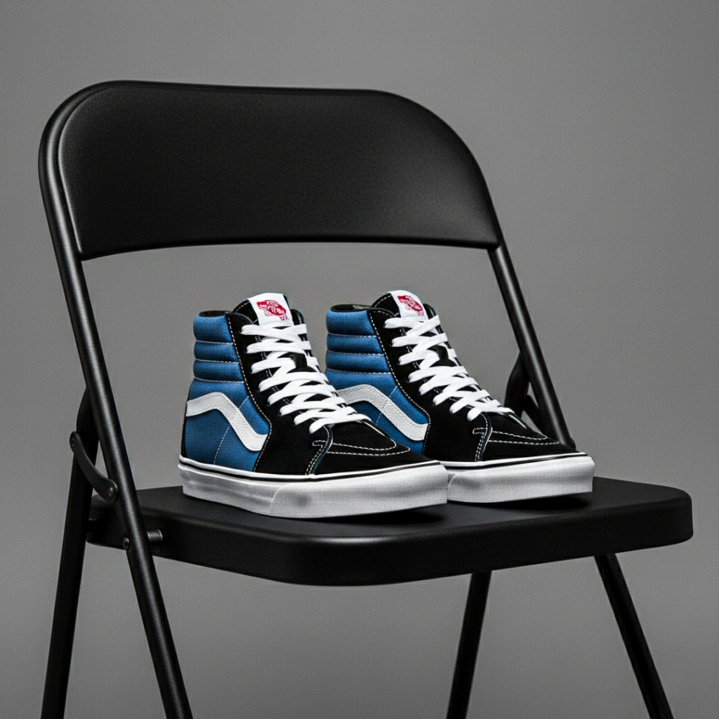 Sepatu Vans SK - 8 HI Classic Navy