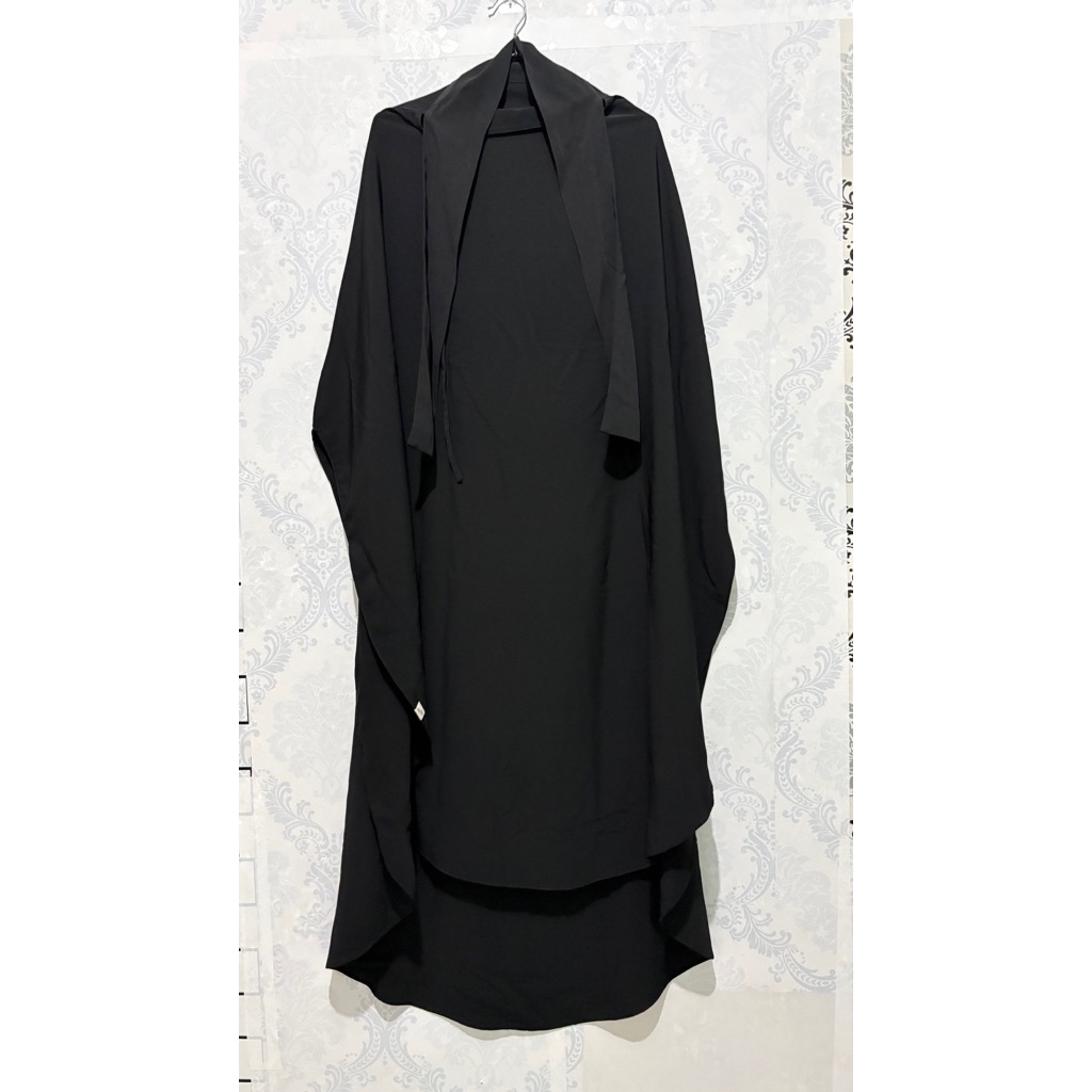 french khimar long oval by dheambunproject