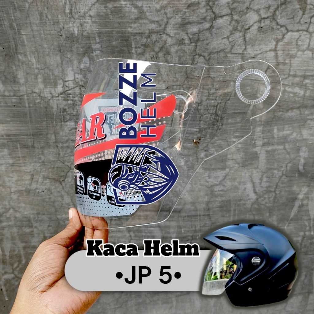 BOZZEHELM Kaca Helm JP5 / CM / BXP / LEA/ HMR / Venus / TSK / NHR / M&G / KBR