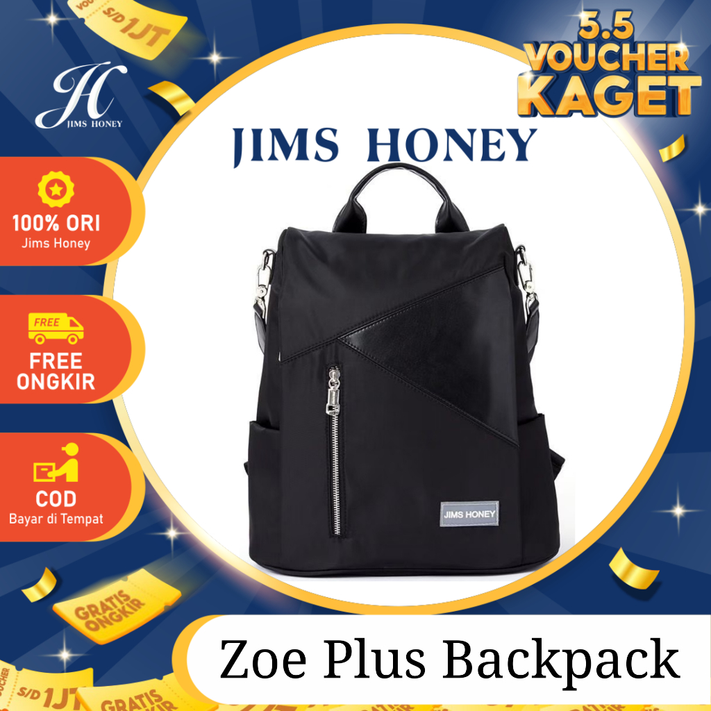 JIMS HONEY ZOE Backpack Tas Gendong Wanita Ransel Sekolah