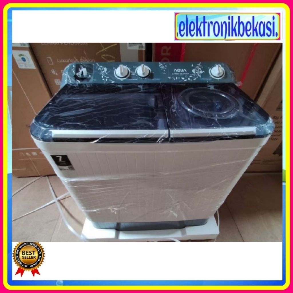 MESIN CUCI AQUA QW 7031 HT / MESIN CUCI AQUA 2 TABUNG 7 KG / AQUA QW 7031 HT MESIN CUCI 2 TABUNG 7KG