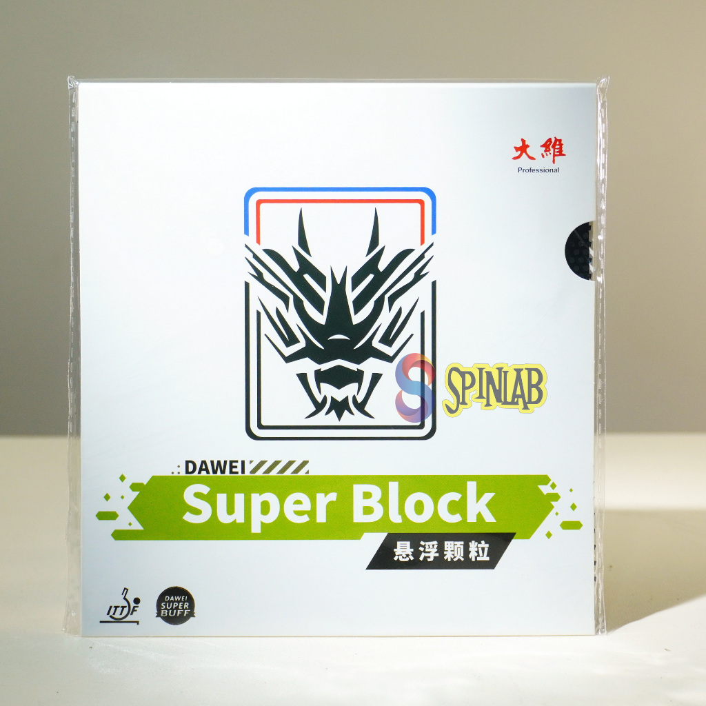 DAWEI Super Block Dragon | Karet Bintik Panjang ITTF