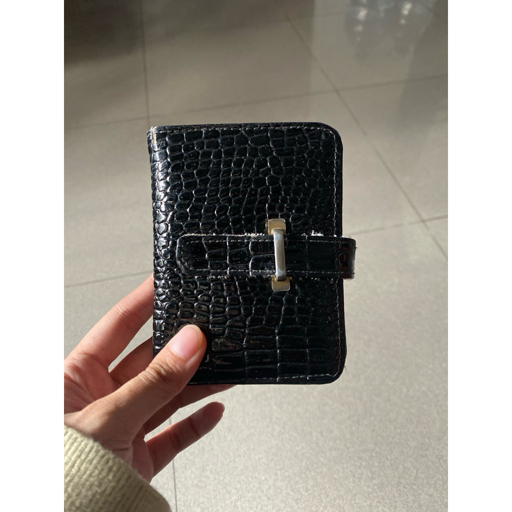 Preloved Dompet Croco Hitam