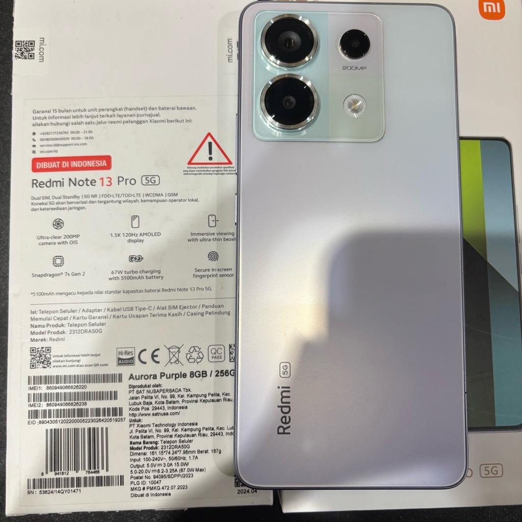 Xiaomi Note 13 Pro 5G 8/256 - HP Second