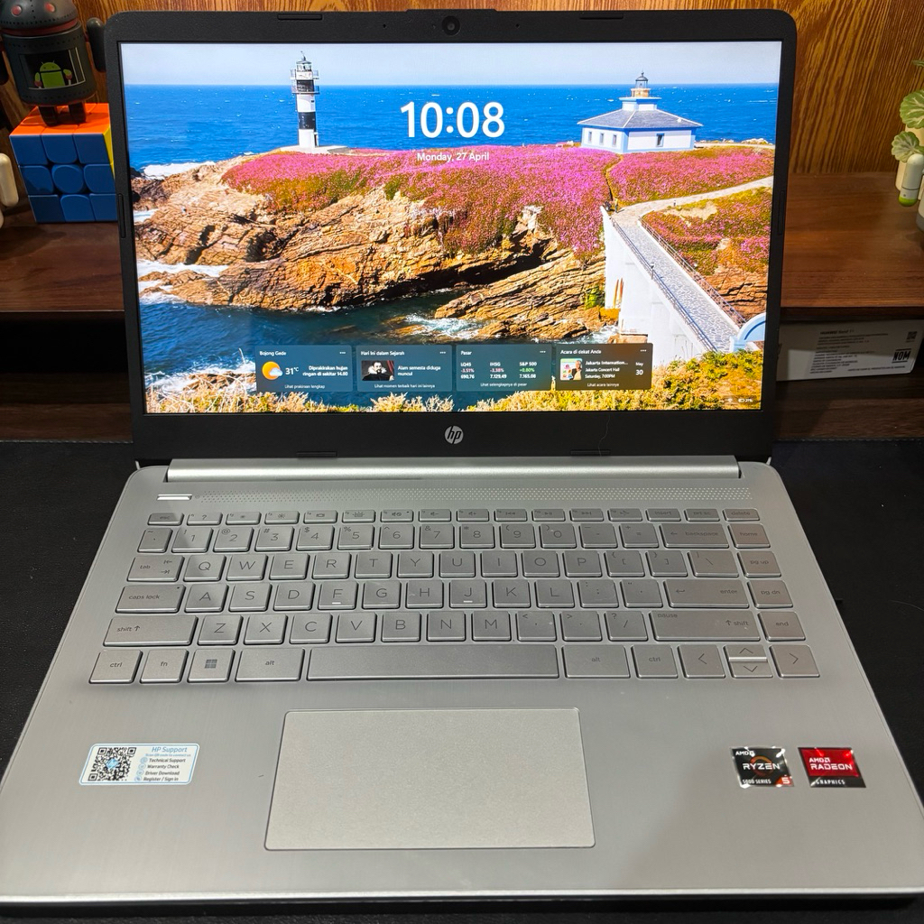 HP 14s-fq1 Ryzen 5 5500U 8/512 GB SSD Win 11 - Laptop Second