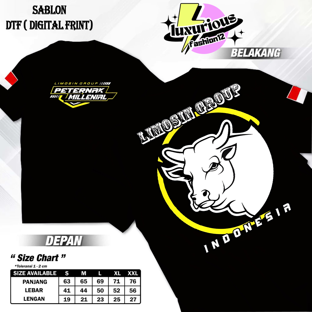 luxuriousfashion12 Kaos Peternak Sapi Desain Sapi Limosin Kaos Peternak Muda Kaos Sapi