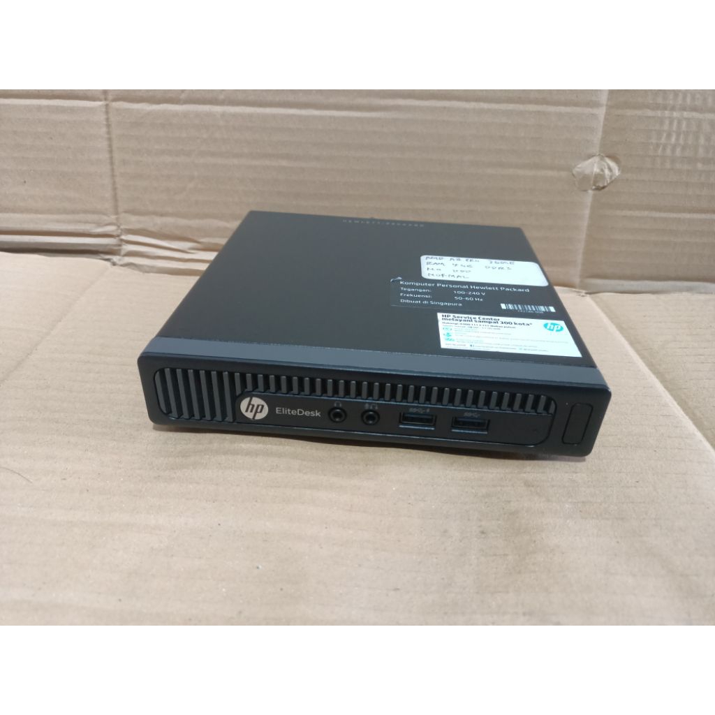 PC Mini HP EliteDesk 705 G1 AMD A8 PRO 7600B 4GB 128GB Normal Siap Pakai