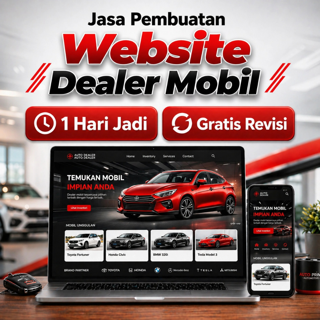 Website Dealer Mobil I Jasa Pembuatan Website Dealer Mobil
