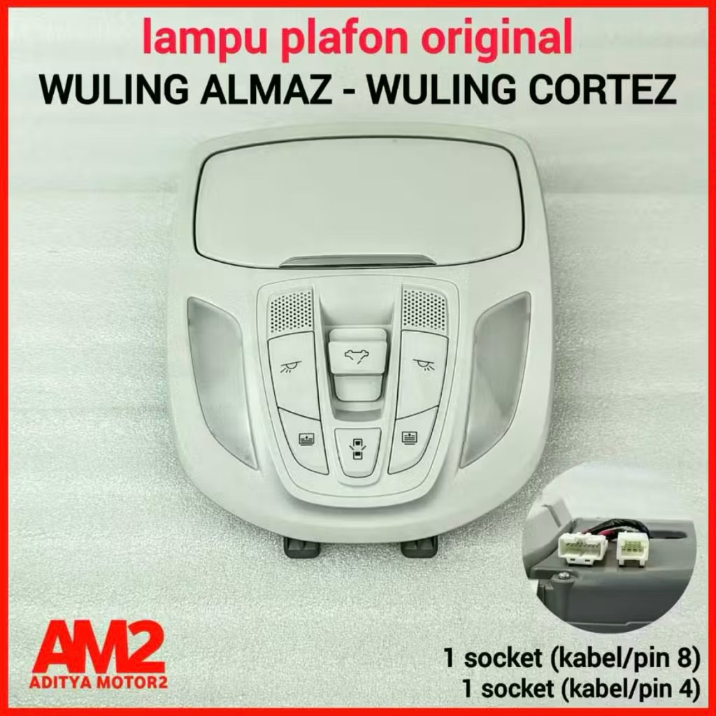 Lampu Plafon Original Wuling Almaz Wuling Cortez Interior Cabin Light OEM