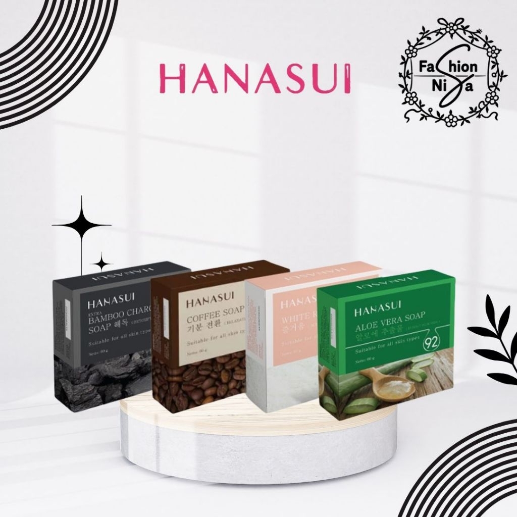 Hanasui Soap Bar 60gr - Sabun Batang Hanasui 60gr