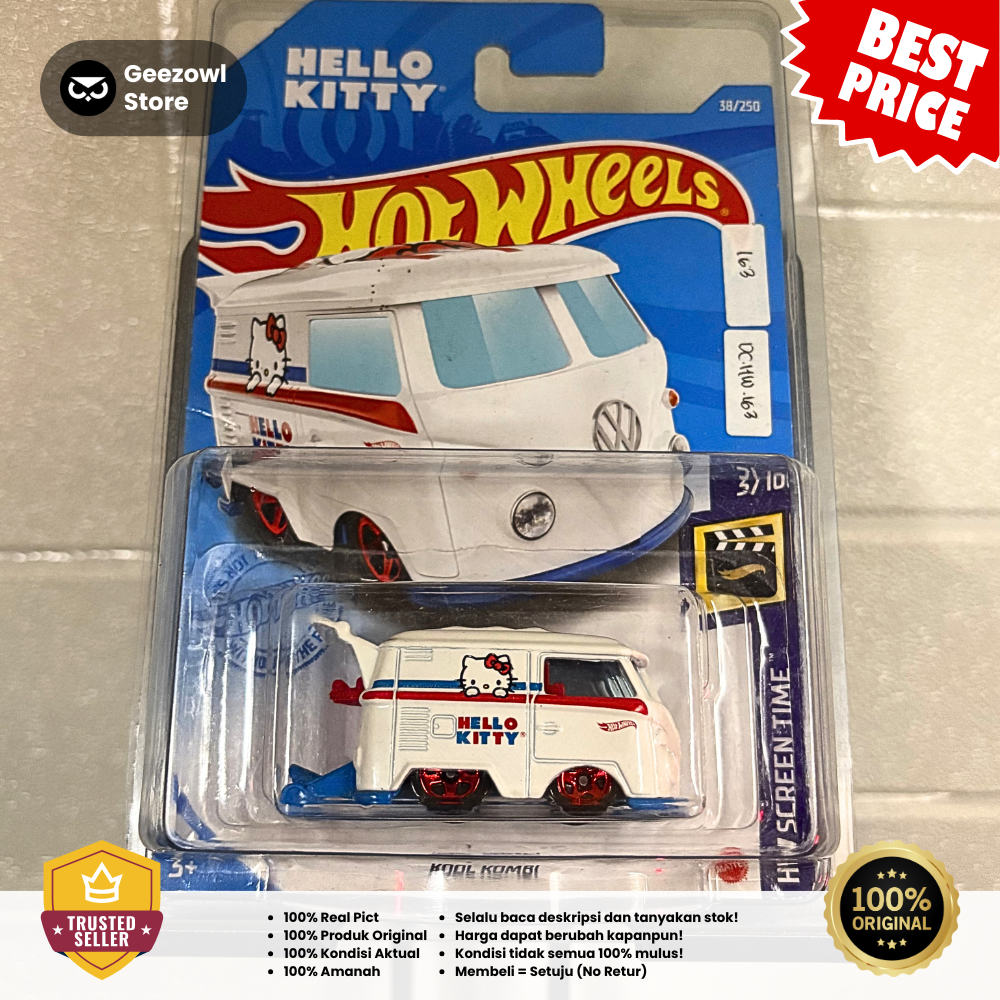 Hot Wheels Regular Kool Kombi Hello Kitty HW Screen Time (Protector)