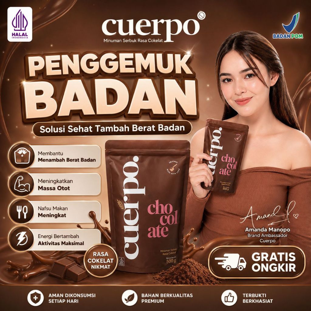 PROMO Susu Coklat Tinggi Kalori Protein Halal Bpom