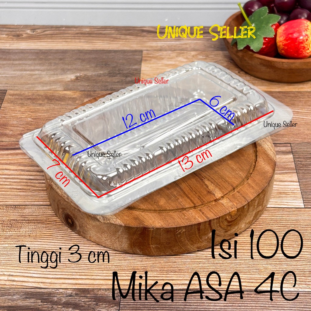 Mika 4C isi 100 / Mika Mega 4C isi 100 / Mika Sukai 4C isi 100 / Mika 4 C isi 100 / Mika Kue Kotak 1