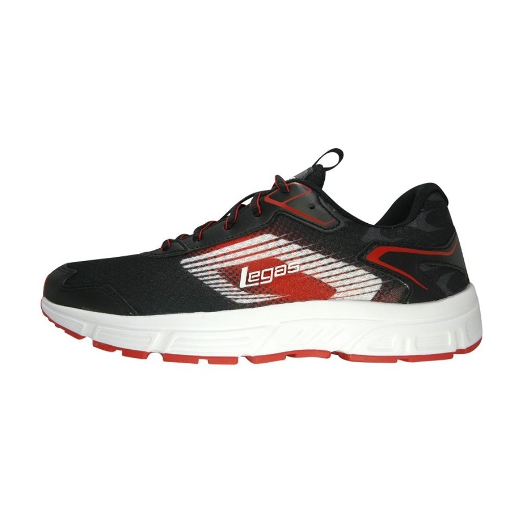 Sepatu League Legas Musca LA U Hitam Running Shoes Pria Wanita Original