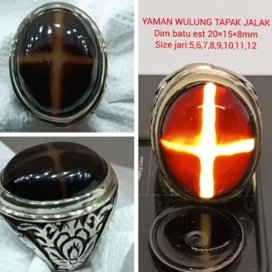 Cincin batu tapak jalak Yaman Wulung