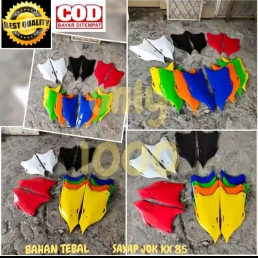 SAYAP JOK KX 85 SAYAP SAMPING KX 85 SIDE PANEL KX 85 COVER BODY TRAIL SUPERMOTO MOTOCROSS