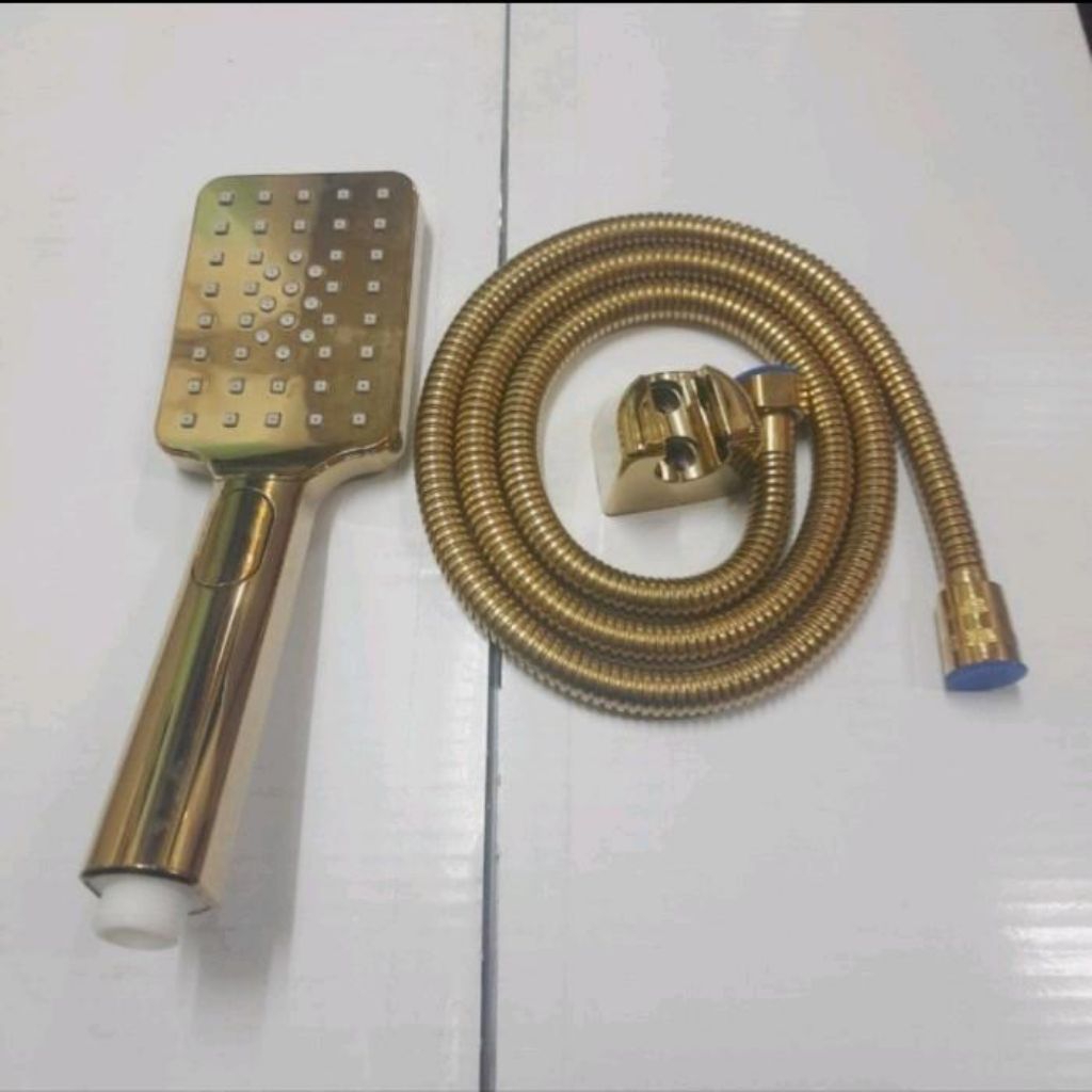 Paket Hand Shower Gold kran cabang Gold - ONLY HAND SHOWER
