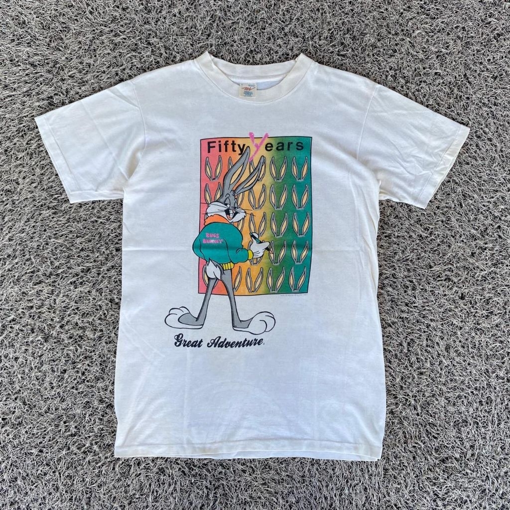 fifty years bugs bunny great adventure tee kaos vintage bug bunny