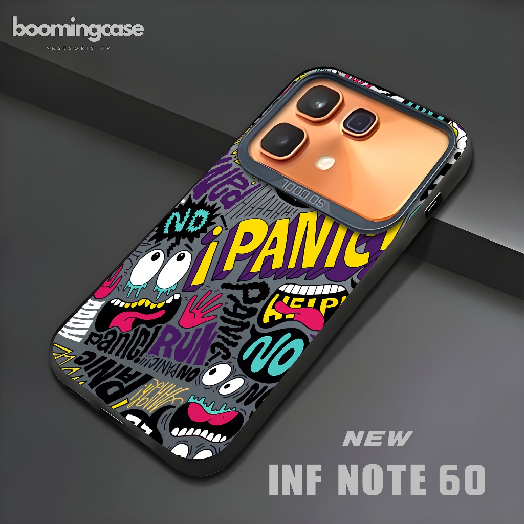Case For Infinix Note 60 60 Pro Casing For Infinix Premium Matte Softcase Hybrid IMD Plate Hologram 