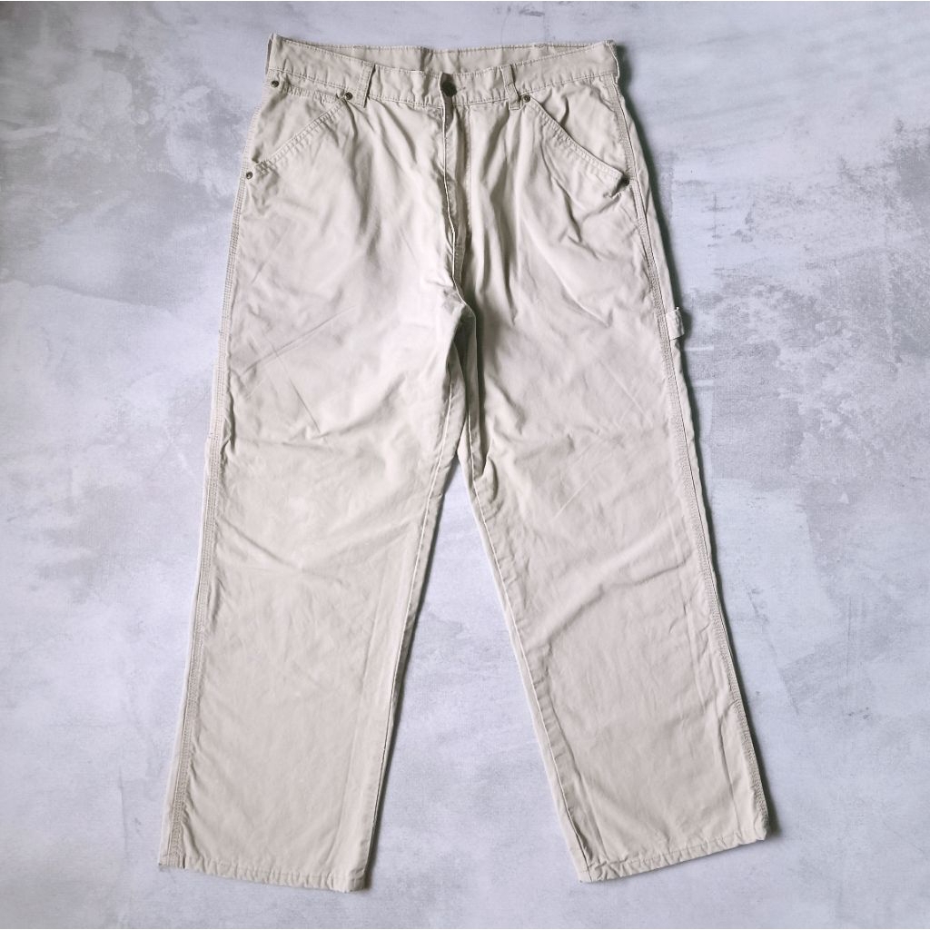 Celana Carpenter Pants Smith Khaki Washed