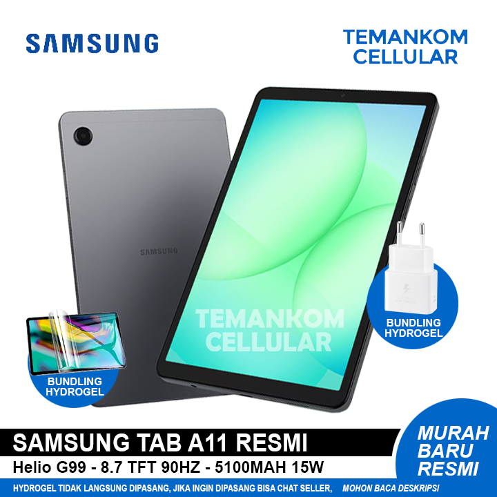 Samsung Galaxy Tab A11 BISA KARTU 4G LTE tablet murah anak 4/64 4GB 64GB 8.7in 8.7" Murah garansi re