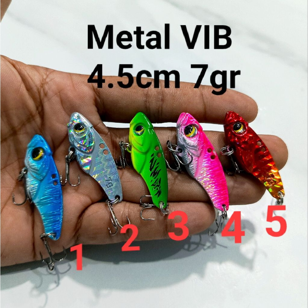 Umpan Vib 4.5cm 7gr lure pancing casting metal vibra